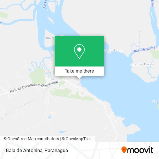 Baía de Antonina map