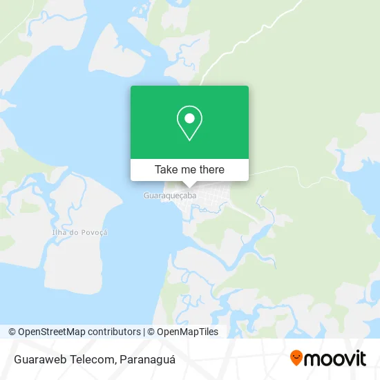 Guaraweb Telecom map