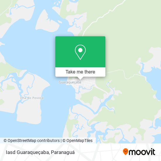 Iasd Guaraqueçaba map