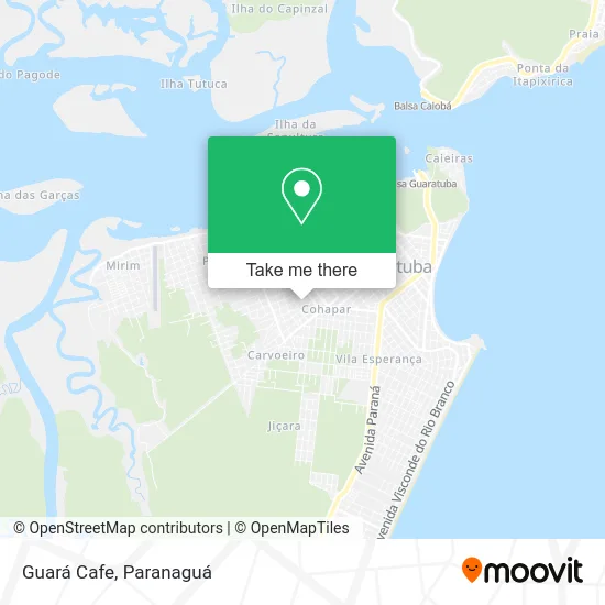 Guará Cafe map