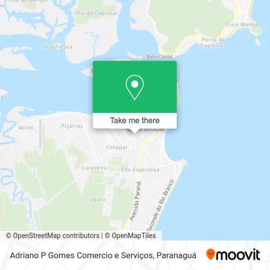 Adriano P Gomes Comercio e Serviços map