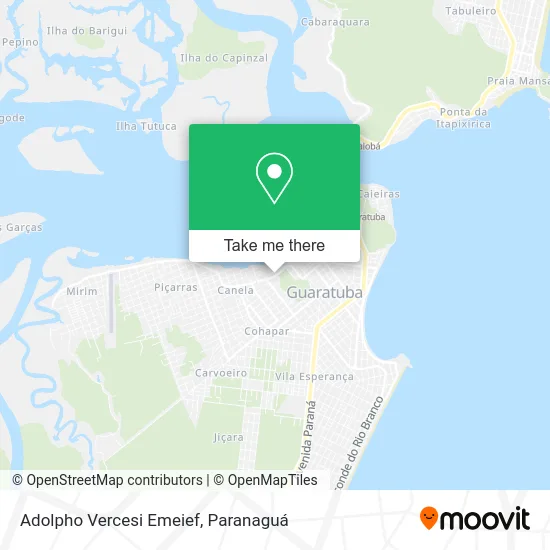 Adolpho Vercesi Emeief map