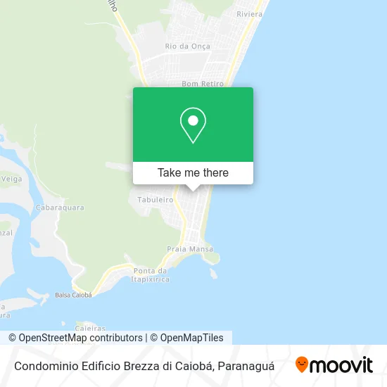 Condominio Edificio Brezza di Caiobá map