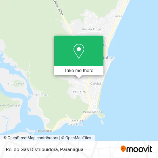 Rei do Gas Distribuidora map