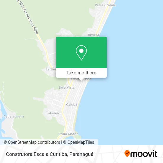 Construtora Escala Curitiba map