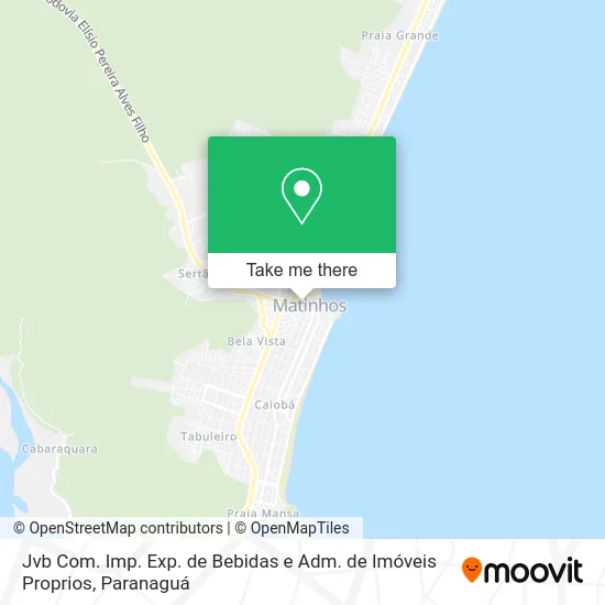 Jvb Com. Imp. Exp. de Bebidas e Adm. de Imóveis Proprios map