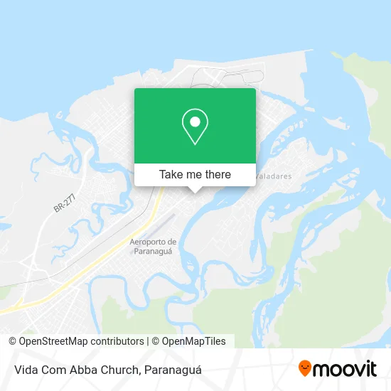 Vida Com Abba Church map