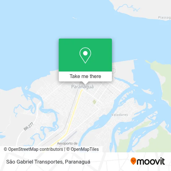 São Gabriel Transportes map