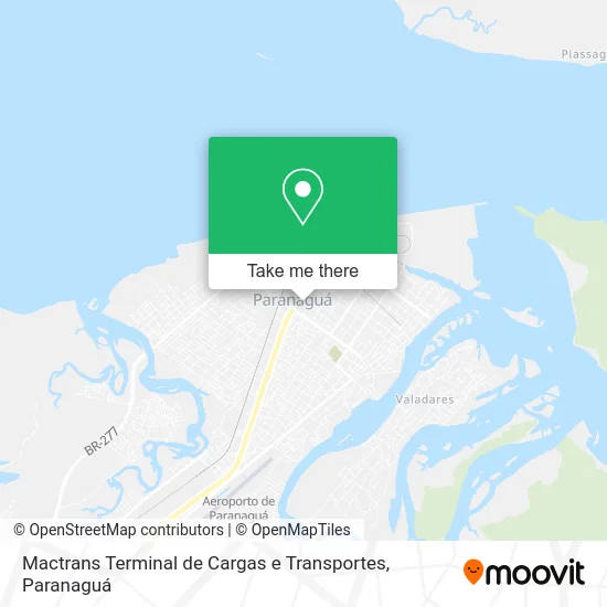 Mactrans Terminal de Cargas e Transportes map