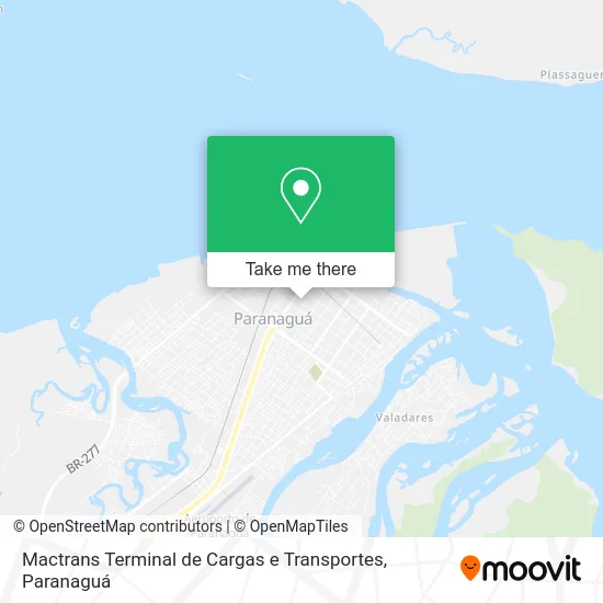 Mactrans Terminal de Cargas e Transportes map