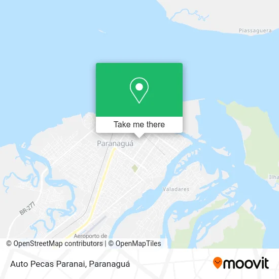 Auto Pecas Paranai map