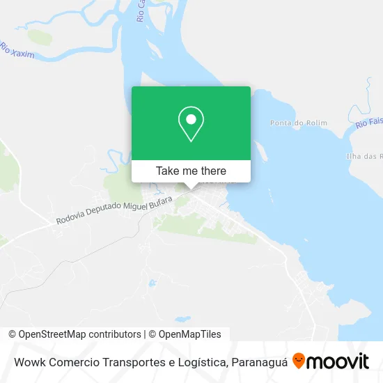 Wowk Comercio Transportes e Logística map