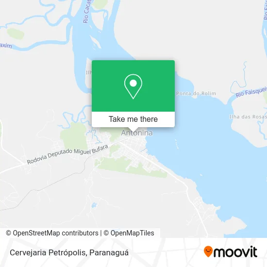 Cervejaria Petrópolis map