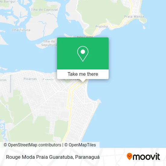 Rouge Moda Praia Guaratuba map