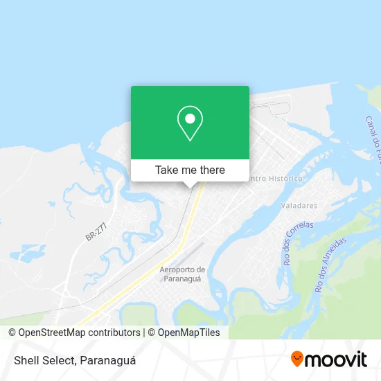Shell Select map
