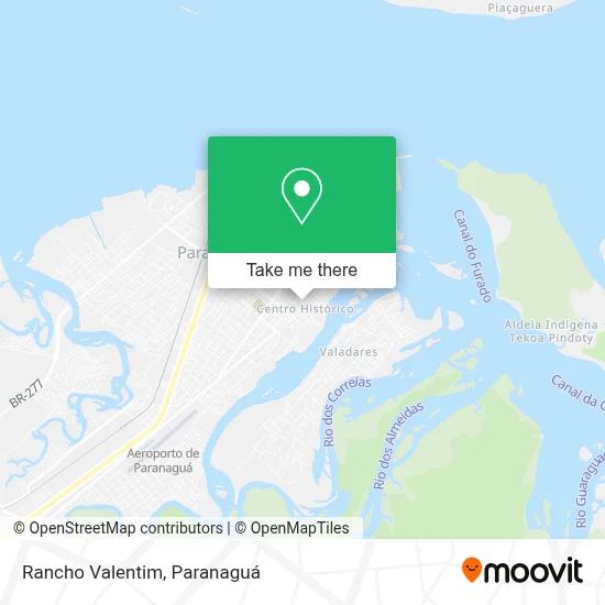 Rancho Valentim map