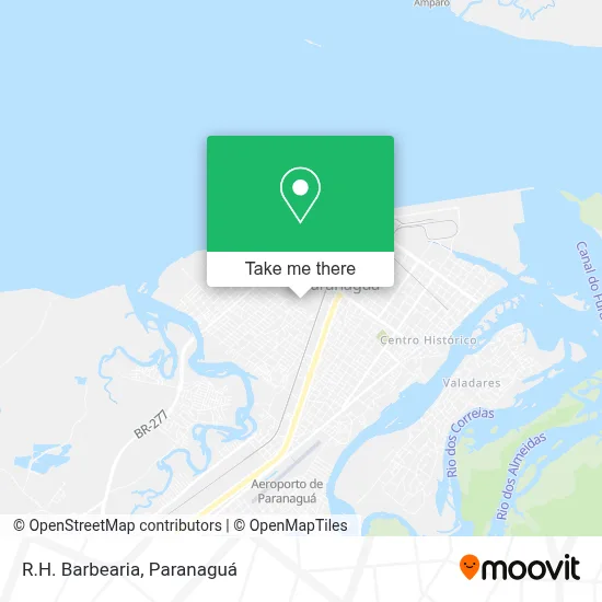R.H. Barbearia map