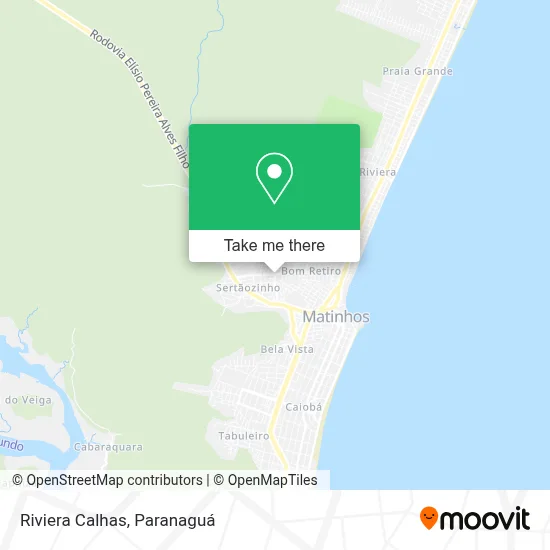 Riviera Calhas map