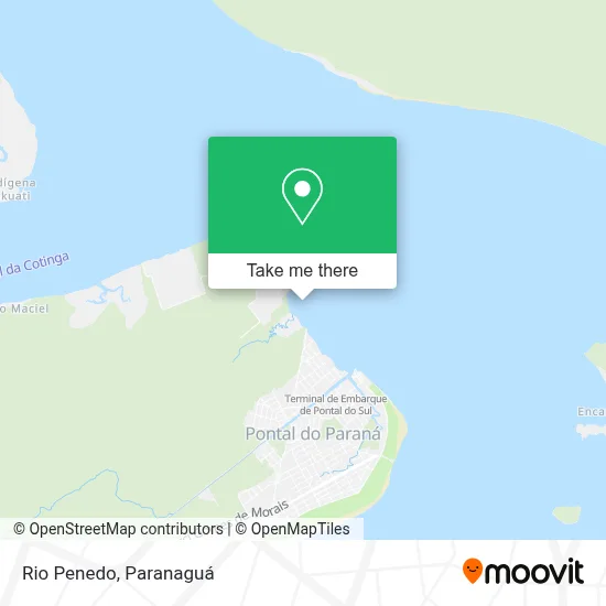 Rio Penedo map