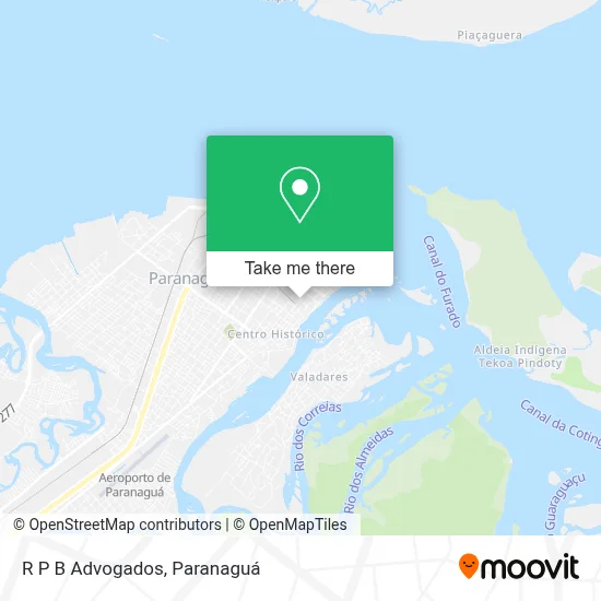 R P B Advogados map