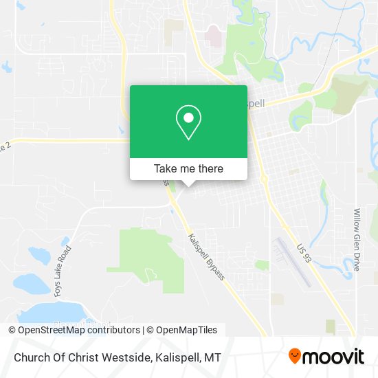 Church Of Christ Westside map