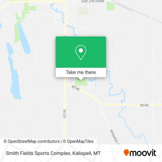 Smith Fields Sports Complex map