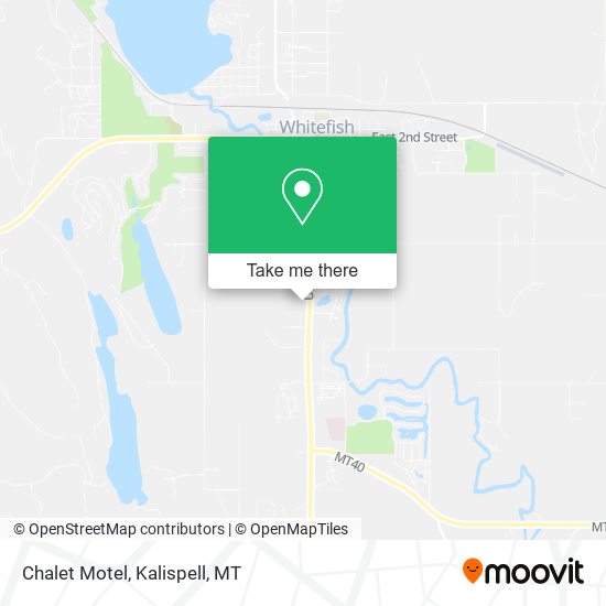 Chalet Motel map