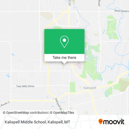 Mapa de Kalispell Middle School