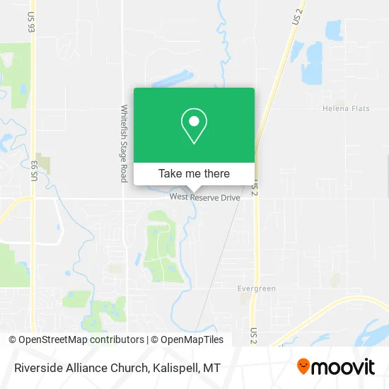 Riverside Alliance Church map