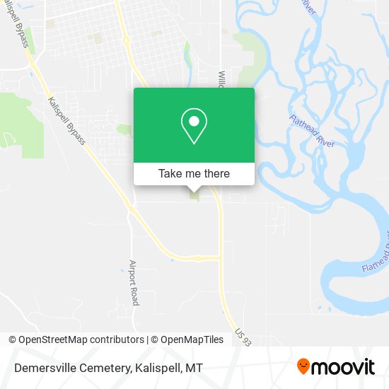 Demersville Cemetery map