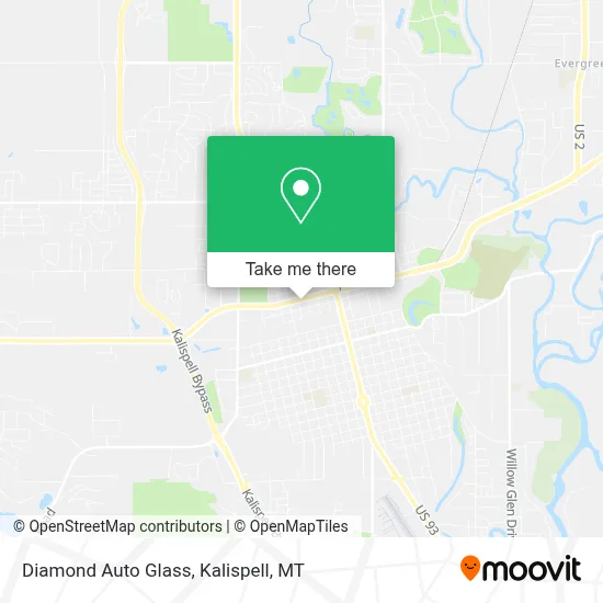 Diamond Auto Glass map