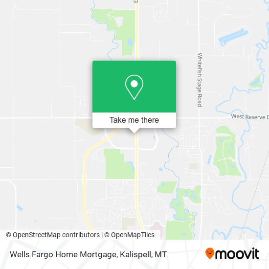 Mapa de Wells Fargo Home Mortgage