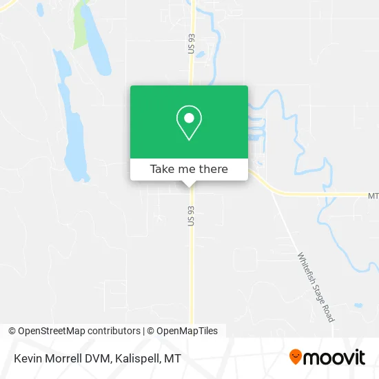 Kevin Morrell DVM map