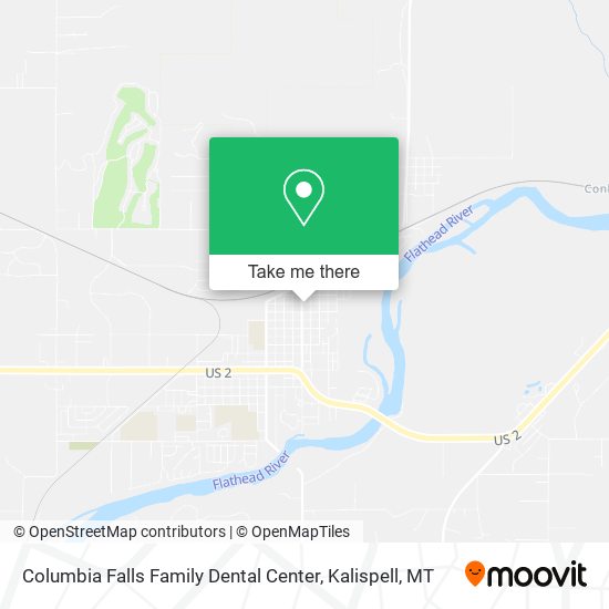 Mapa de Columbia Falls Family Dental Center