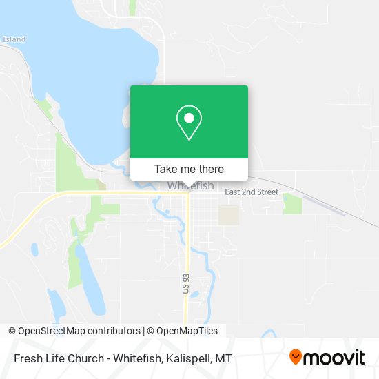 Fresh Life Church - Whitefish map