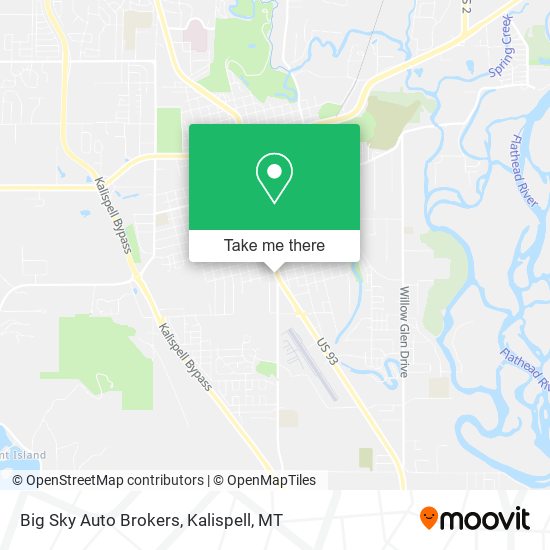 Big Sky Auto Brokers map