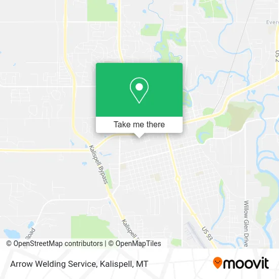 Arrow Welding Service map