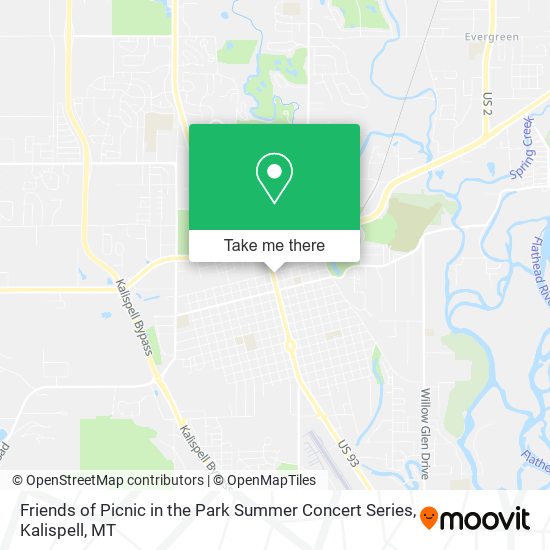 Friends of Picnic in the Park Summer Concert Series map