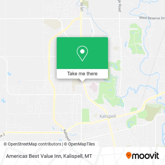 Mapa de Americas Best Value Inn
