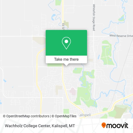 Wachholz College Center map