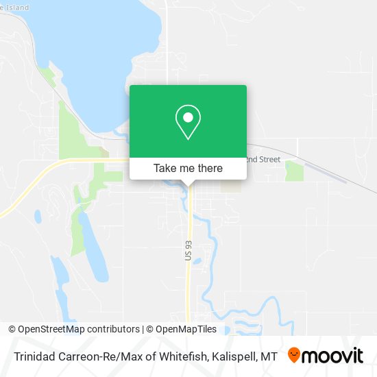 Trinidad Carreon-Re / Max of Whitefish map