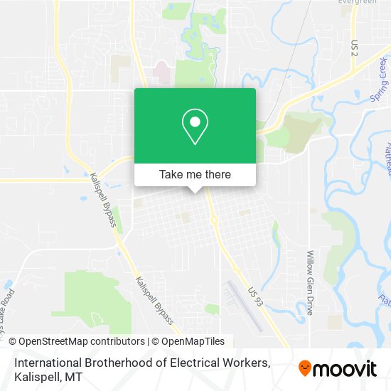 International Brotherhood of Electrical Workers map