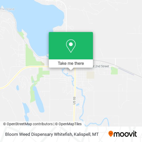 Mapa de Bloom Weed Dispensary Whitefish