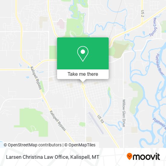 Mapa de Larsen Christina Law Office