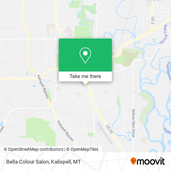 Bella Colour Salon map
