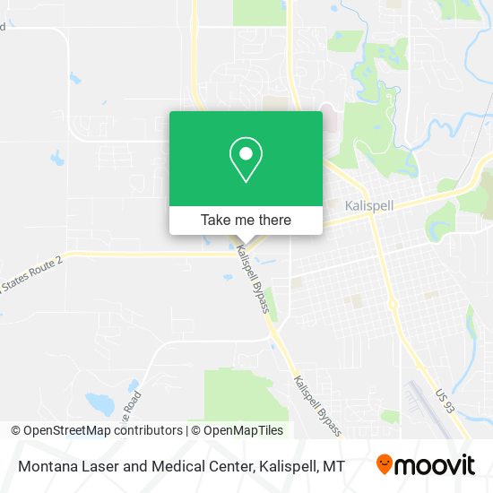 Mapa de Montana Laser and Medical Center