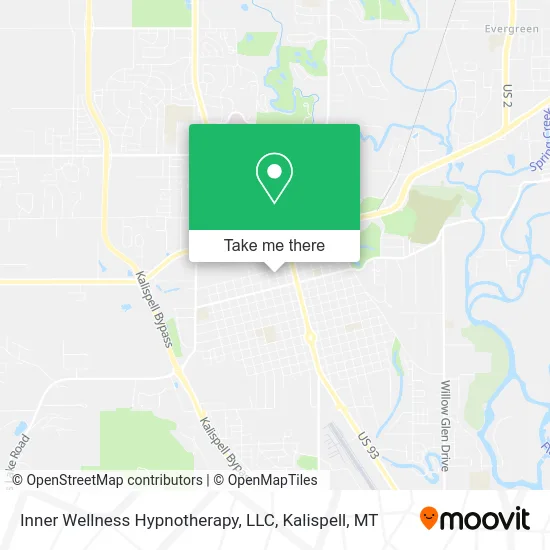 Inner Wellness Hypnotherapy, LLC map