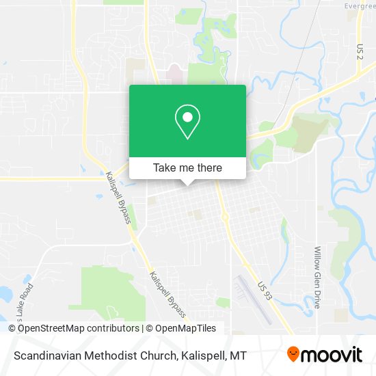 Scandinavian Methodist Church map