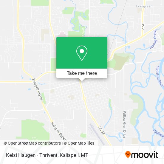 Kelsi Haugen - Thrivent map