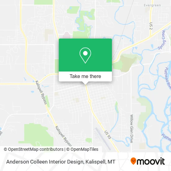 Anderson Colleen Interior Design map